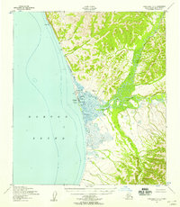 Download a high-resolution, GPS-compatible USGS topo map for Unalakleet D-4, AK (1958 edition)