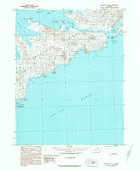 Topo map Unalaska A-4 Alaska