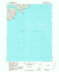 Topo map Unalaska B-1 Alaska