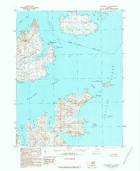 Topo map Unalaska C-1 Alaska