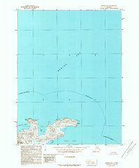 preview thumbnail of historical topo map of Aleutians East County, AK in 1989