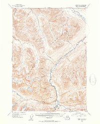 Download a high-resolution, GPS-compatible USGS topo map for Valdez B-4, AK (1954 edition)