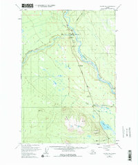 Topo map Valdez D-4 Alaska