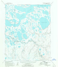 Topo map Wainwright A-5 Alaska