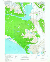 Topo map Yakutat A-1 Alaska