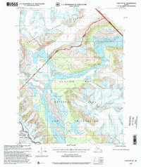 Topo map Yakutat B-1 Alaska