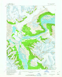 Topo map Yakutat B-1 Alaska