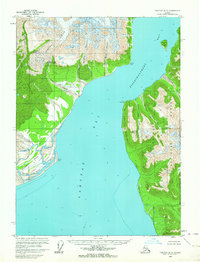 Download a high-resolution, GPS-compatible USGS topo map for Yakutat D-5, AK (1964 edition)