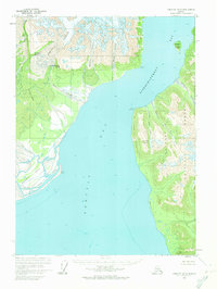 Download a high-resolution, GPS-compatible USGS topo map for Yakutat D-5, AK (1974 edition)