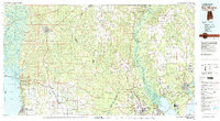 Download a high-resolution, GPS-compatible USGS topo map for Bay Minette, AL (1991 edition)
