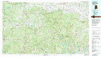Download a high-resolution, GPS-compatible USGS topo map for Haleyville, AL (1983 edition)