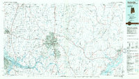preview thumbnail of historical topo map of Huntsville, AL in 1984