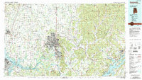 Download a high-resolution, GPS-compatible USGS topo map for Huntsville, AL (1988 edition)