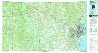 Download a high-resolution, GPS-compatible USGS topo map for Mobile, AL (1994 edition)
