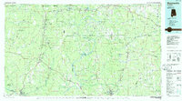 preview thumbnail of historical topo map of Monroeville, AL in 1986