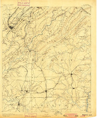 1892 Map of Bessemer, 1900 Print