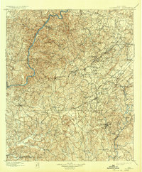 1899 Map of Brookwood, 1932 Print