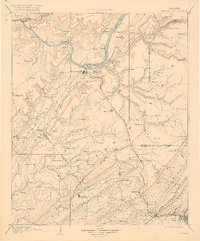 1903 Map of Gadsden, 1920 Print