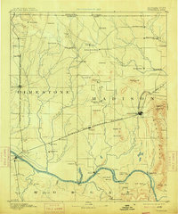 1892 Map of Huntsville, 1914 Print