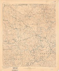 1893 Map of Jasper, 1899 Print