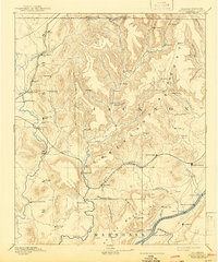 1892 Map of Scottsboro, 1943 Print