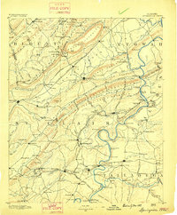 1889 Map of Springville