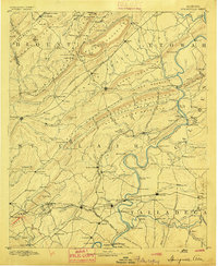 1892 Map of Springville
