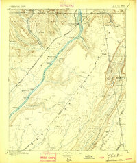 preview thumbnail of historical topo map of Stevenson, AL in 1895