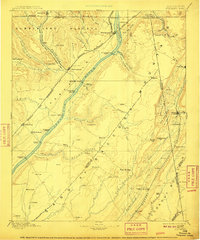 1895 Map of Stevenson, 1910 Print