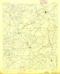1892 Map of Talladega