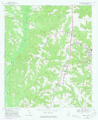 preview thumbnail of historical topo map of Henry County, AL in 1969