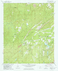 preview thumbnail of historical topo map of Tuscaloosa County, AL in 1980