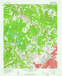 Download a high-resolution, GPS-compatible USGS topo map for Adamsville, AL (1960 edition)