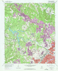 Download a high-resolution, GPS-compatible USGS topo map for Adamsville, AL (1971 edition)