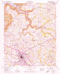 Download a high-resolution, GPS-compatible USGS topo map for Albertville, AL (1972 edition)