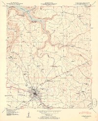Download a high-resolution, GPS-compatible USGS topo map for Albertville, AL (1950 edition)