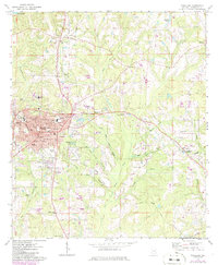 Download a high-resolution, GPS-compatible USGS topo map for Andalusia, AL (1986 edition)