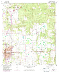 Download a high-resolution, GPS-compatible USGS topo map for Atmore, AL (1987 edition)