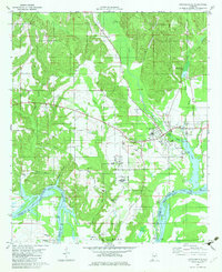 Download a high-resolution, GPS-compatible USGS topo map for Autaugaville, AL (1982 edition)