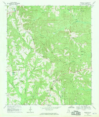 preview thumbnail of historical topo map of Barbour County, AL in 1968