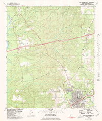 Download a high-resolution, GPS-compatible USGS topo map for Bay Minette North, AL (1980 edition)