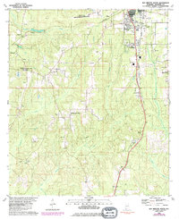 Download a high-resolution, GPS-compatible USGS topo map for Bay Minette South, AL (1985 edition)
