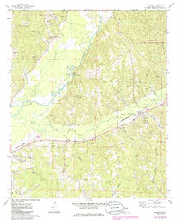 Download a high-resolution, GPS-compatible USGS topo map for Beaverton, AL (1986 edition)