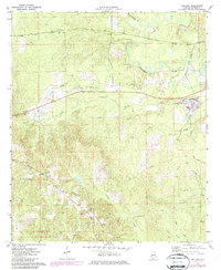 Download a high-resolution, GPS-compatible USGS topo map for Bellamy, AL (1987 edition)
