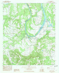 Download a high-resolution, GPS-compatible USGS topo map for Benton, AL (1983 edition)