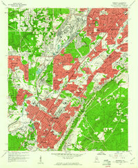 preview thumbnail of historical topo map of Bessemer, AL in 1959