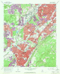 preview thumbnail of historical topo map of Bessemer, AL in 1959