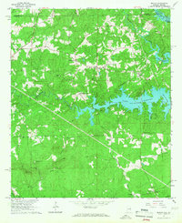 Download a high-resolution, GPS-compatible USGS topo map for Beulah, AL (1967 edition)