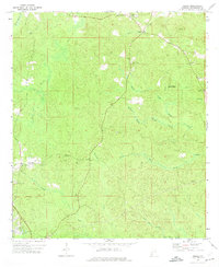 preview thumbnail of historical topo map of Washington County, AL in 1971