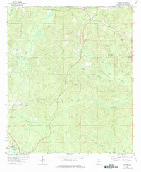 Download a high-resolution, GPS-compatible USGS topo map for Bigbee, AL (1984 edition)